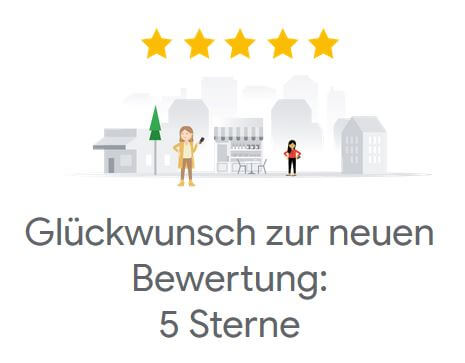 Lokale Kundenbewertungen dank Google-Sterne